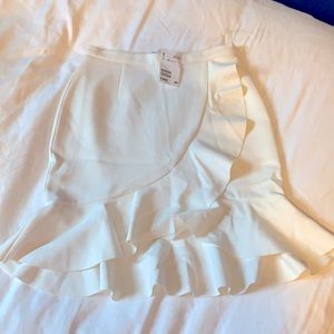 Ivory Ruffle Skirt